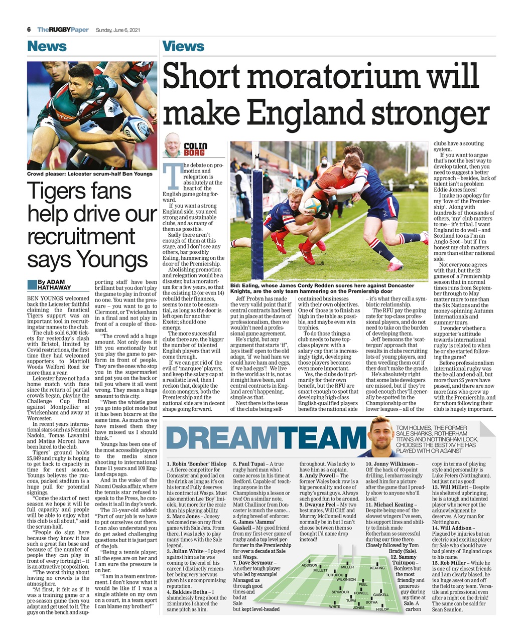 The Rugby Paper Preview Pages