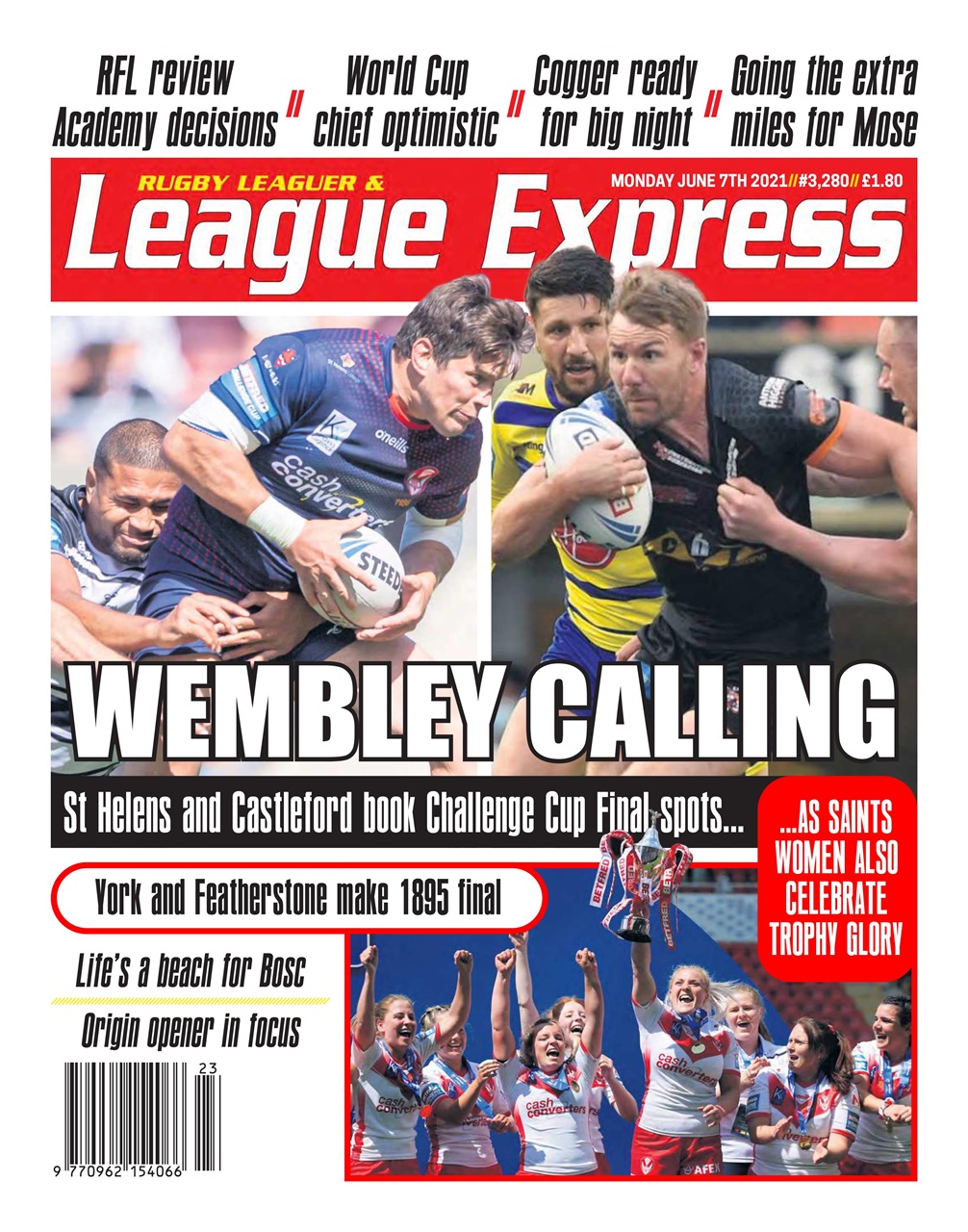 League Express Preview Pages