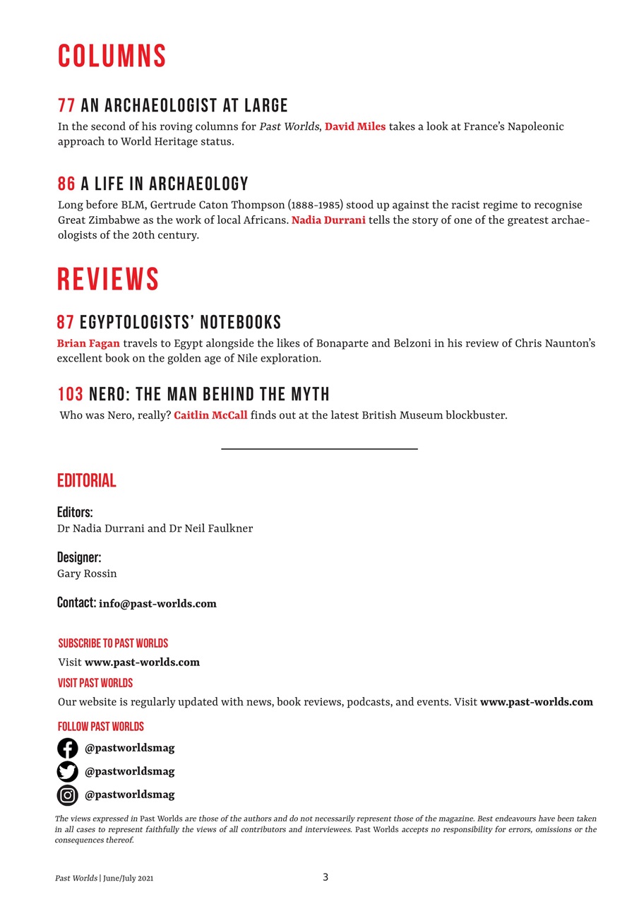 Archaeology Worldwide Preview Pages