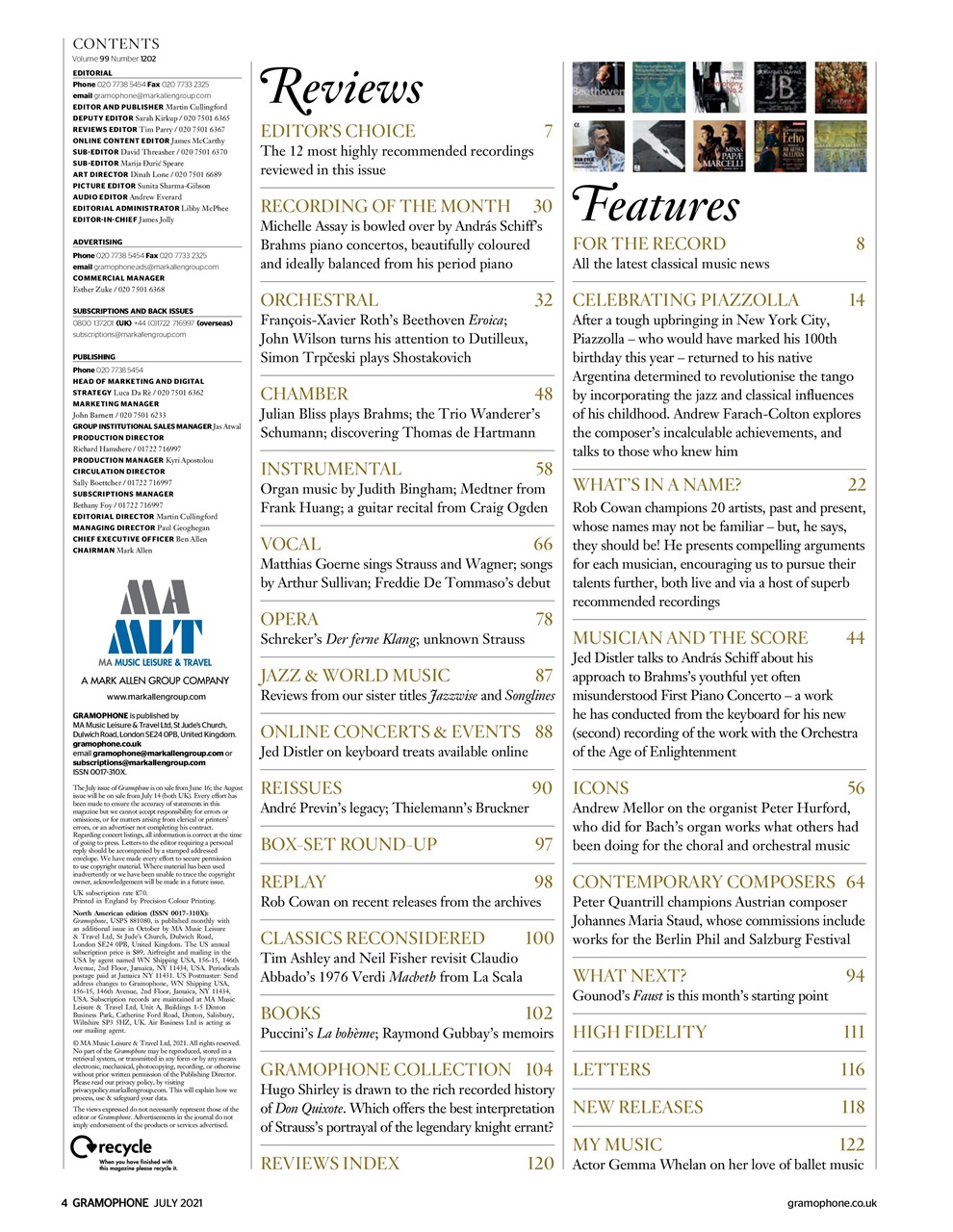 Gramophone Preview Pages