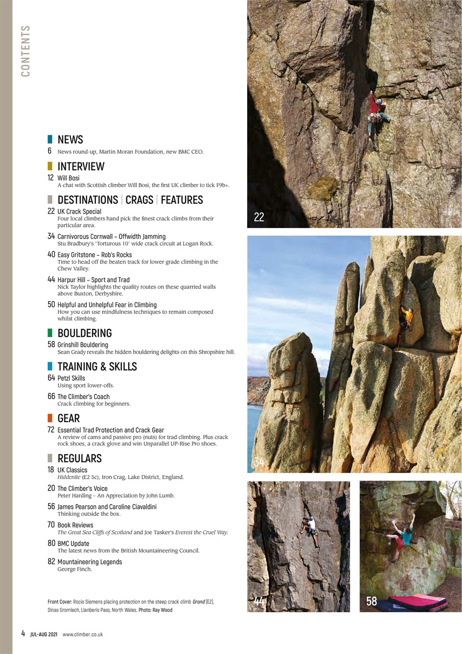 Climber Preview Pages