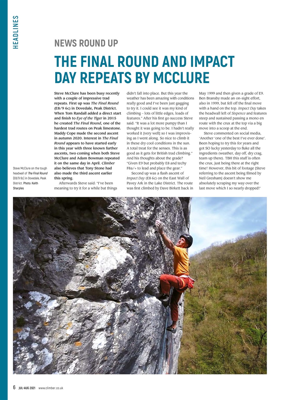 Climber Preview Pages