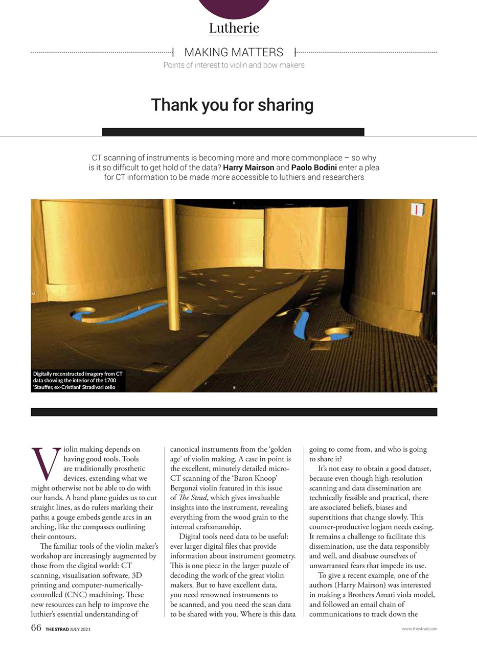 The Strad Preview Pages