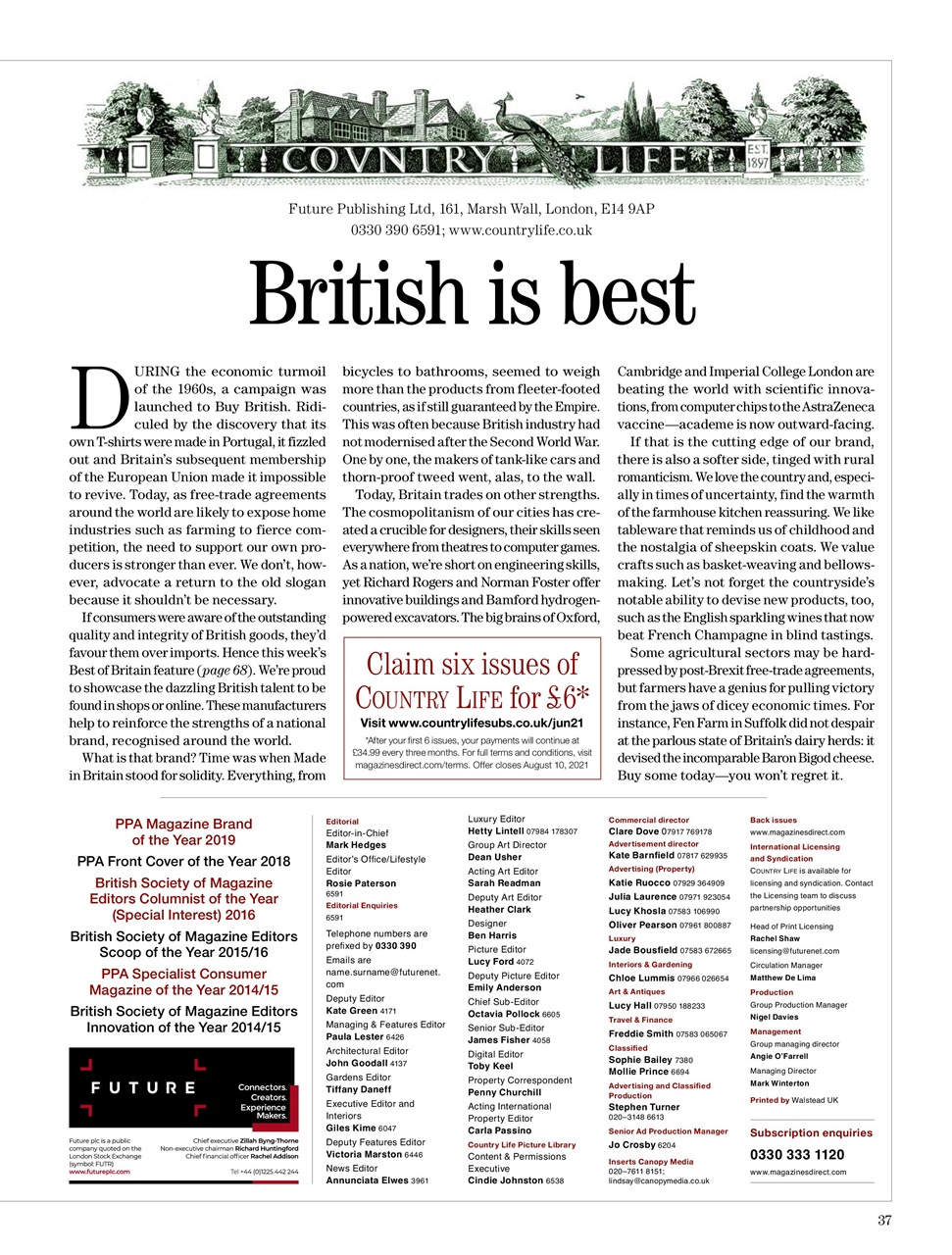 Country Life Preview Pages