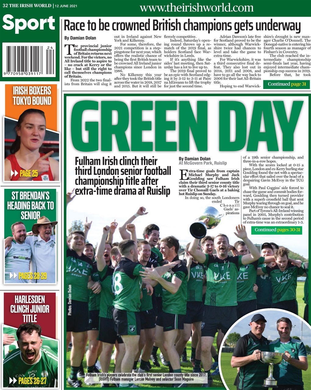 Irish World Preview Pages