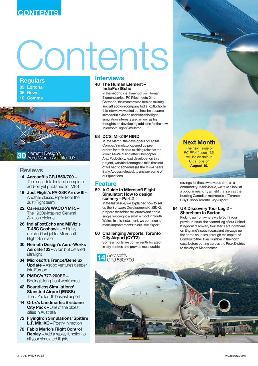 PC Pilot Preview Pages