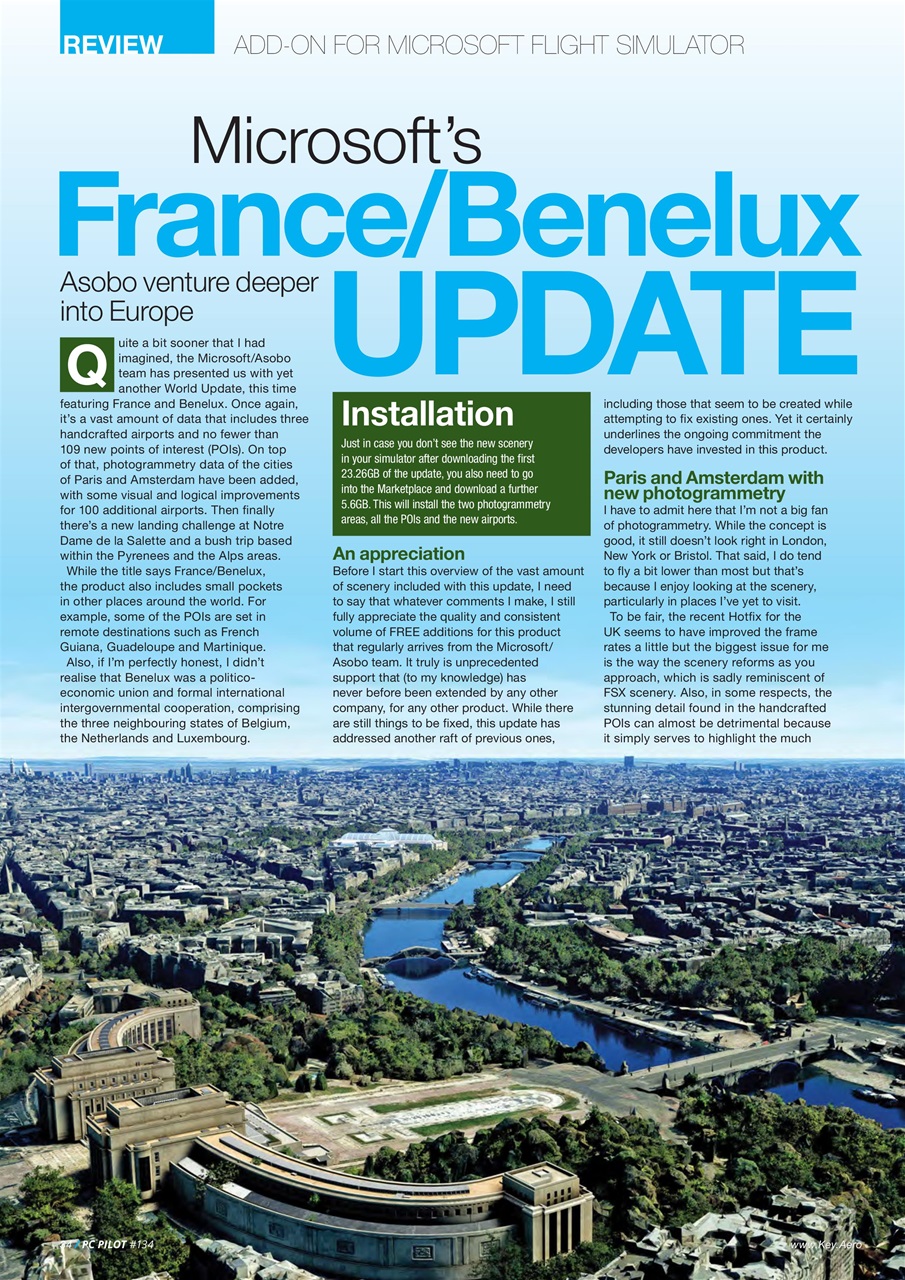 PC Pilot Preview Pages