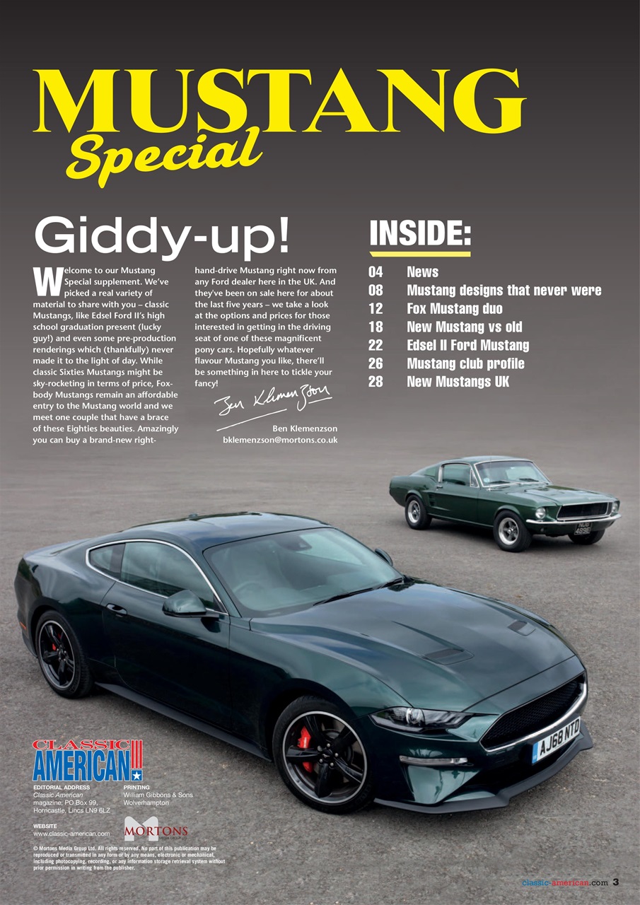 Classic American Magazine Preview Pages