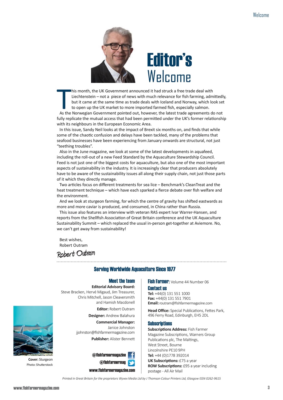 Fish Farmer Magazine Preview Pages