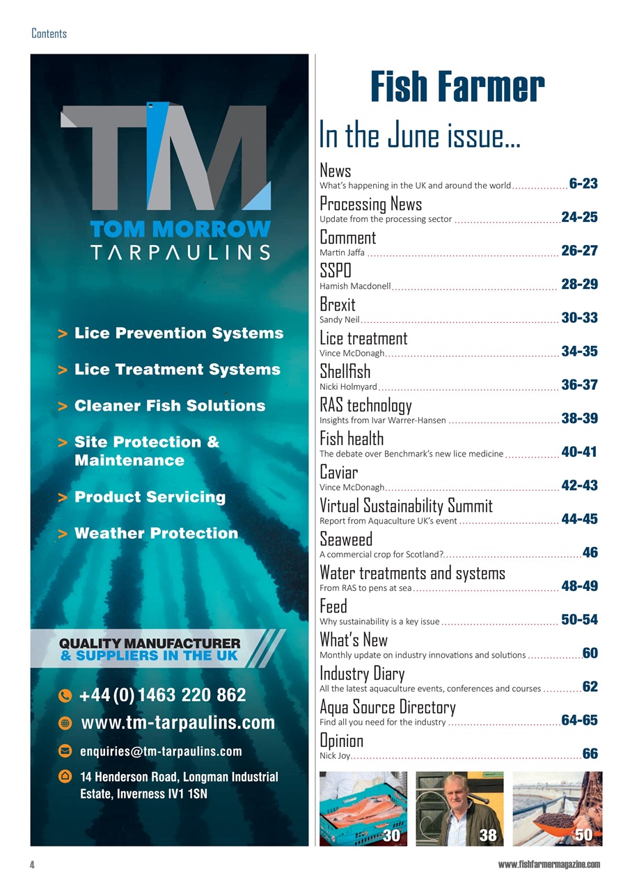 Fish Farmer Magazine Preview Pages