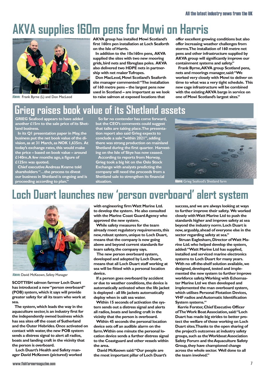 Fish Farmer Magazine Preview Pages