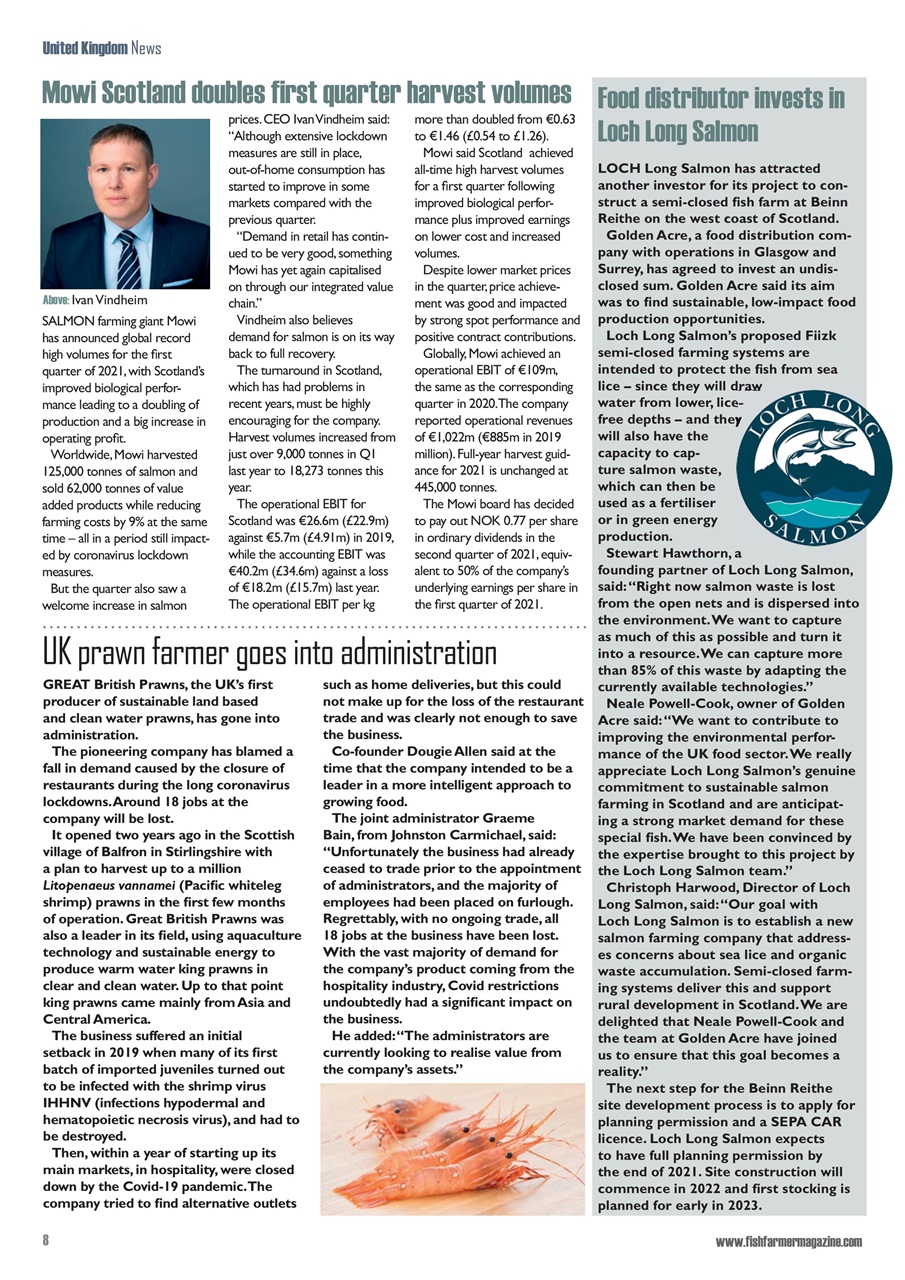 Fish Farmer Magazine Preview Pages