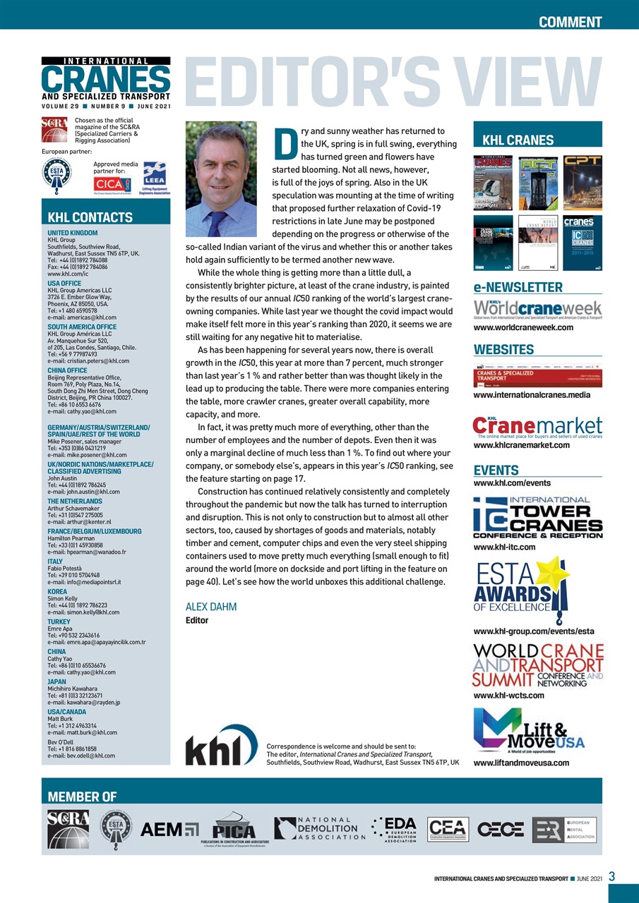 Int. Cranes and Specialized Transp Preview Pages