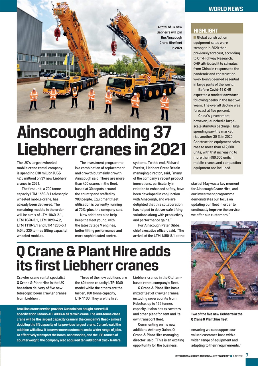 Int. Cranes and Specialized Transp Preview Pages