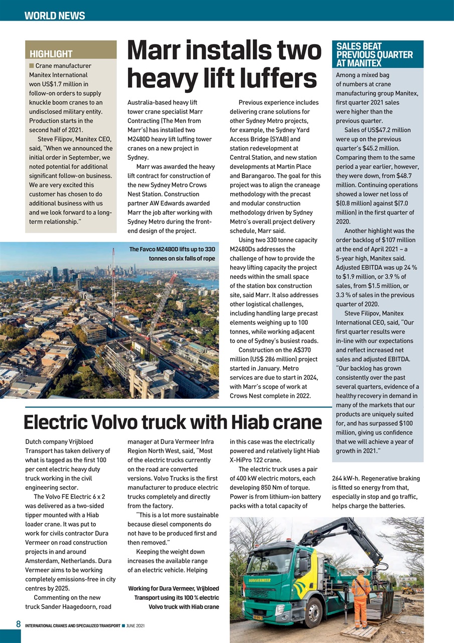 Int. Cranes and Specialized Transp Preview Pages