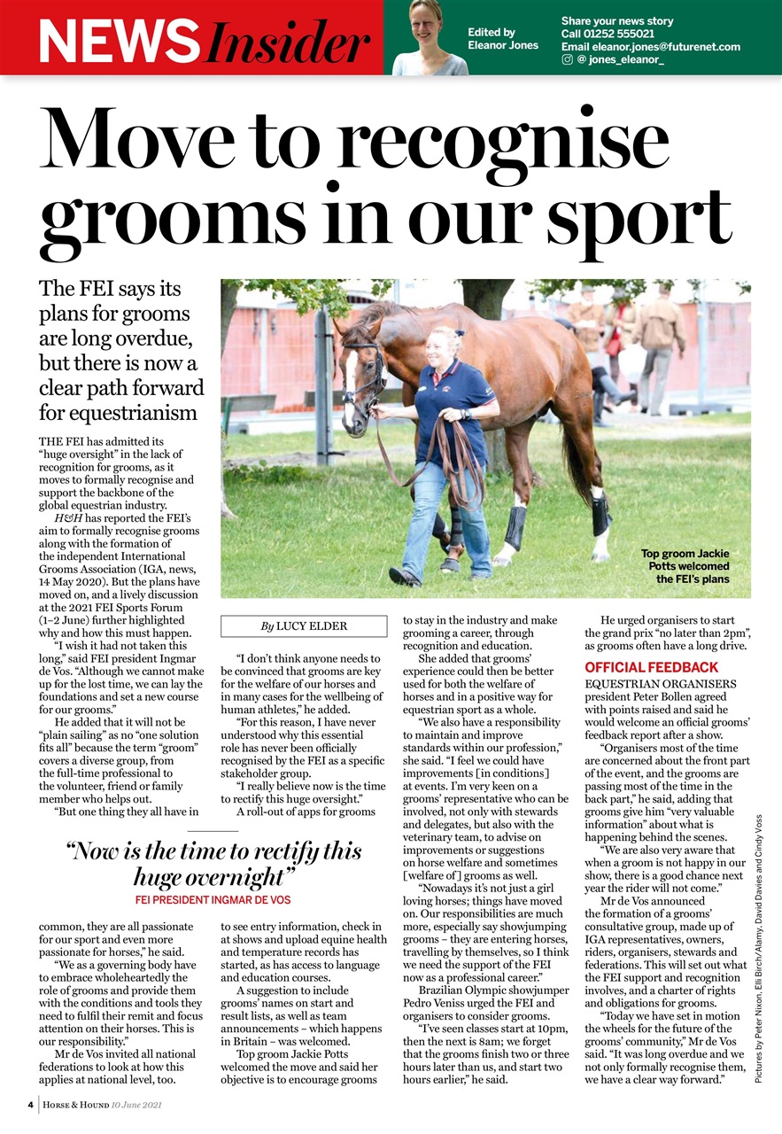 Horse & Hound Preview Pages
