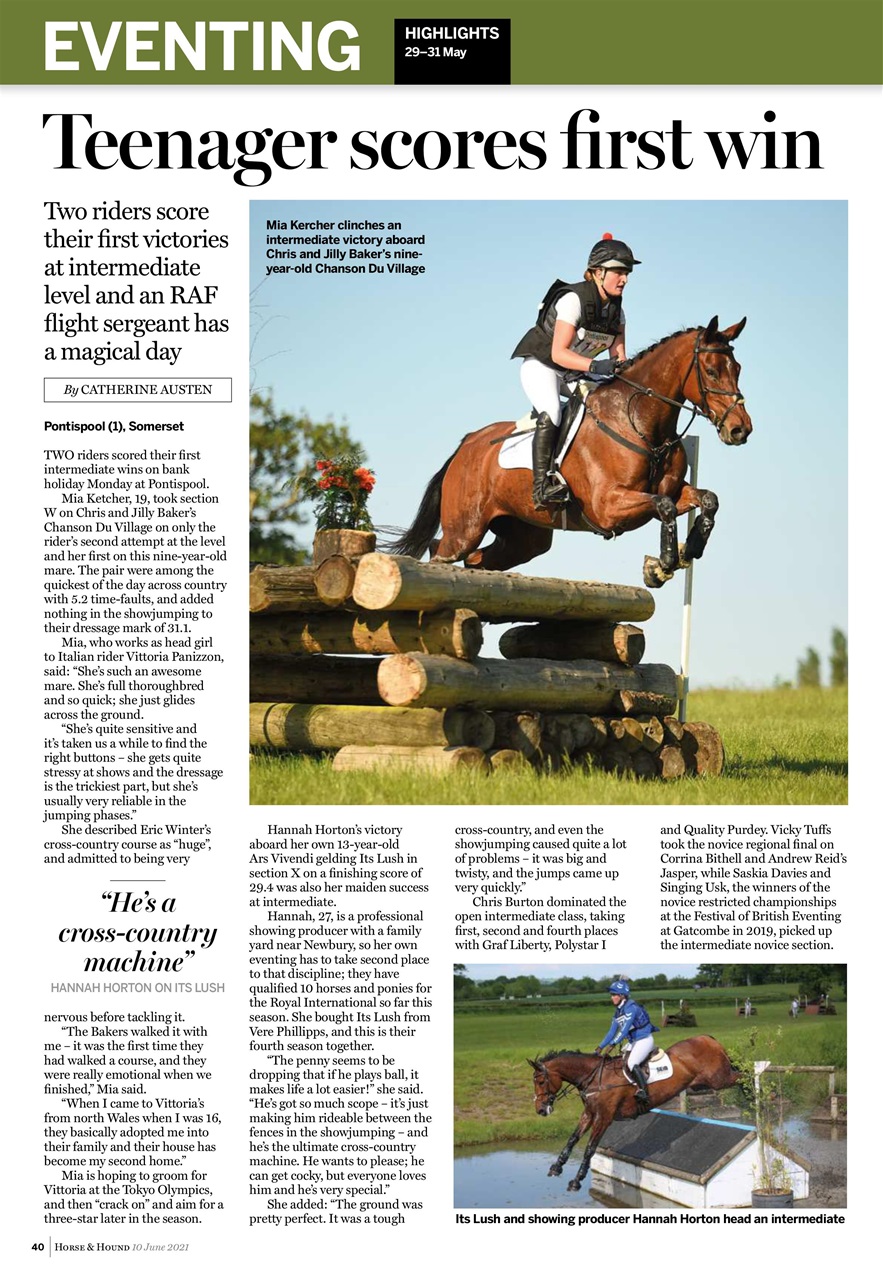 Horse & Hound Preview Pages