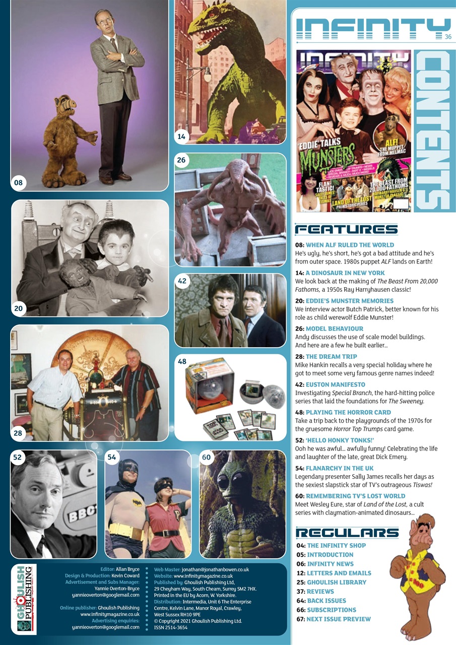 Infinity Magazine Preview Pages
