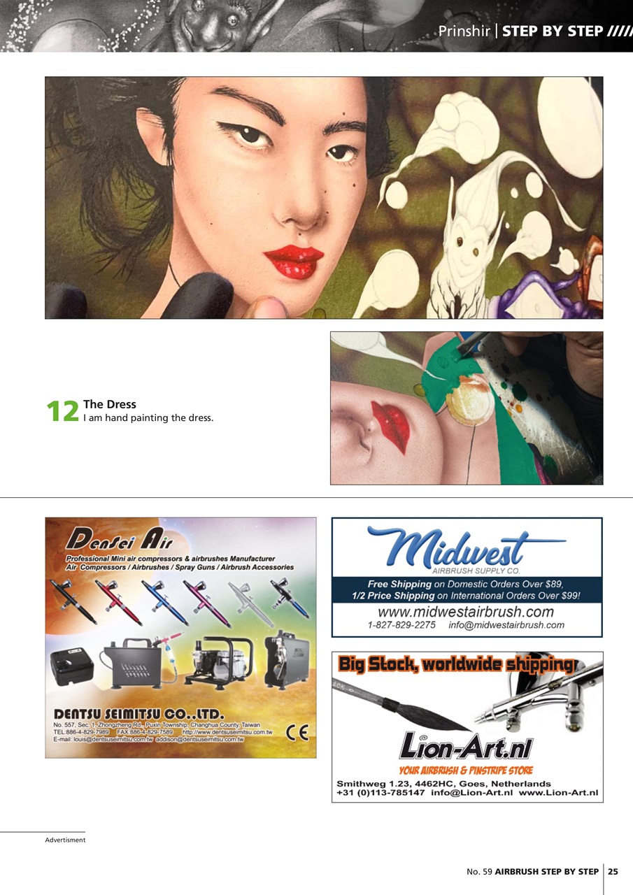 Airbrush Step by Step Preview Pages