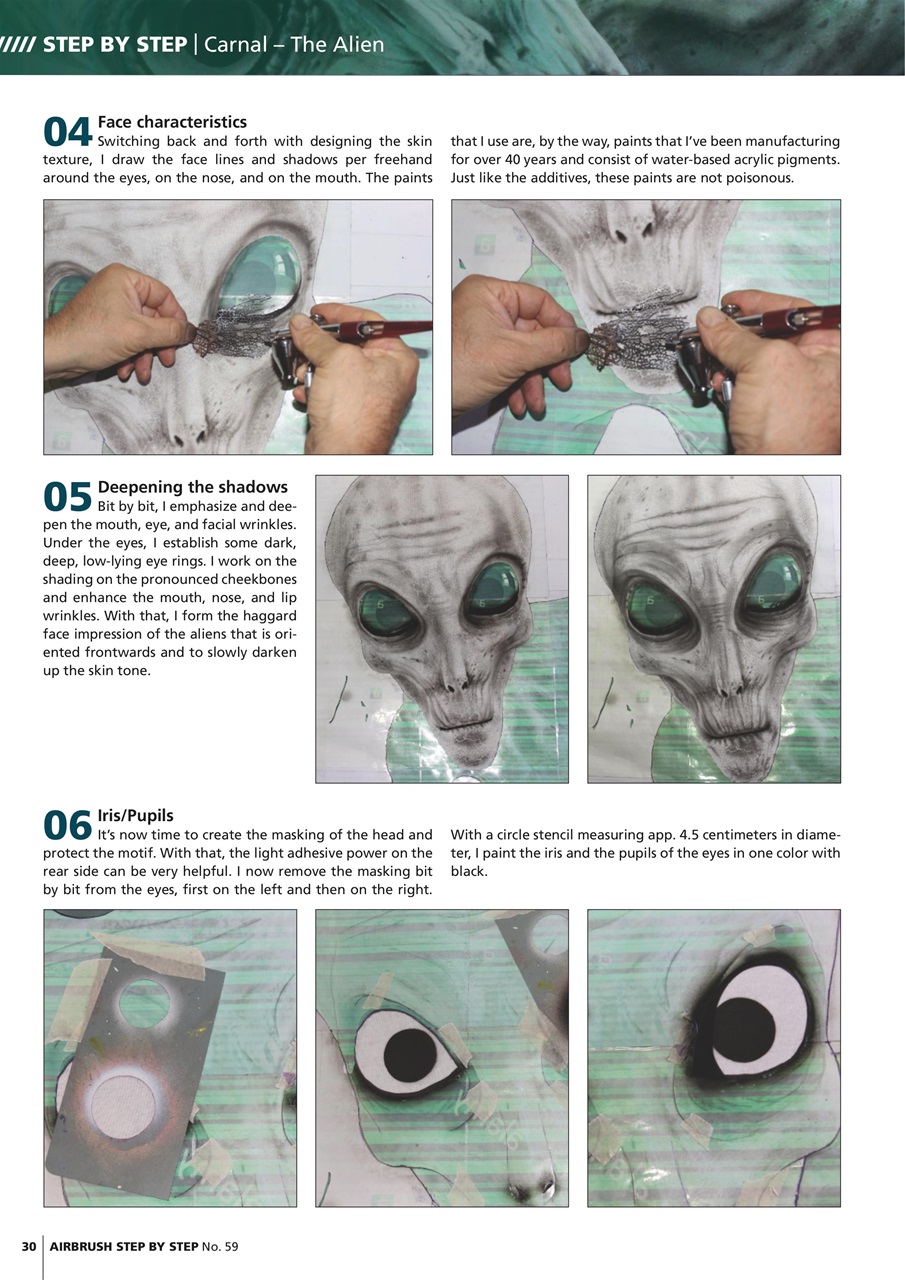 Airbrush Step by Step Preview Pages