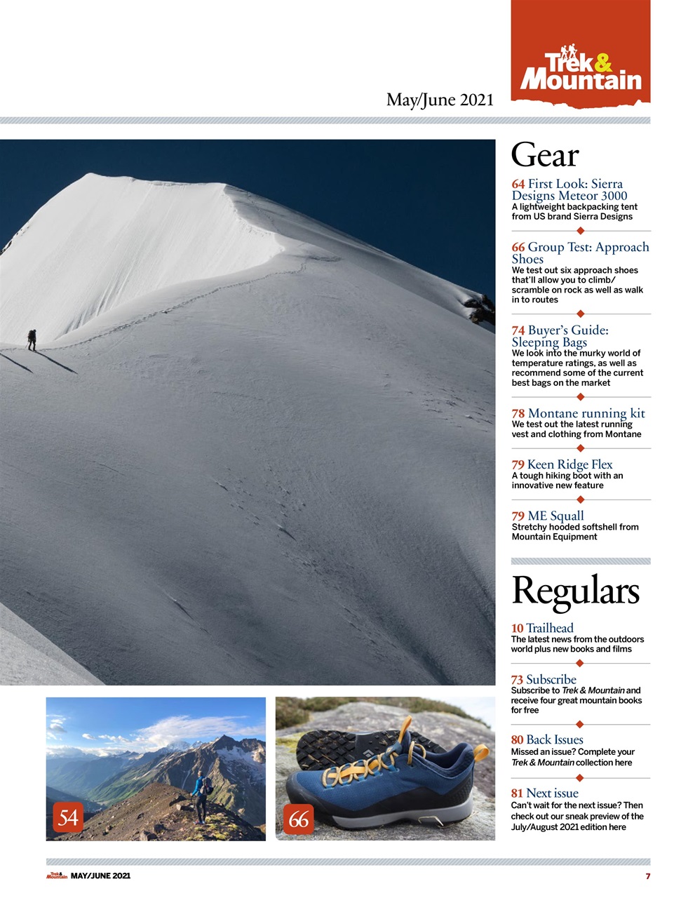 Trek & Mountain Magazine Preview Pages