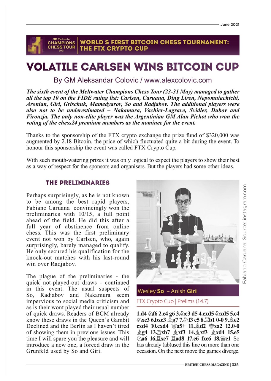 British Chess Magazine Preview Pages