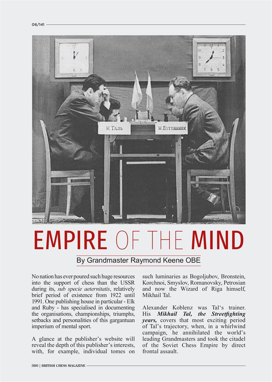 British Chess Magazine Preview Pages