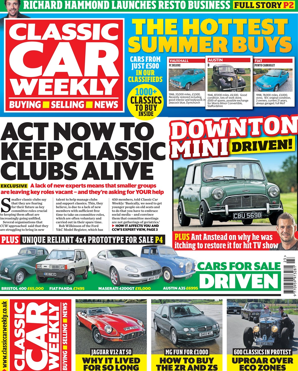 Classic Car Weekly Preview Pages