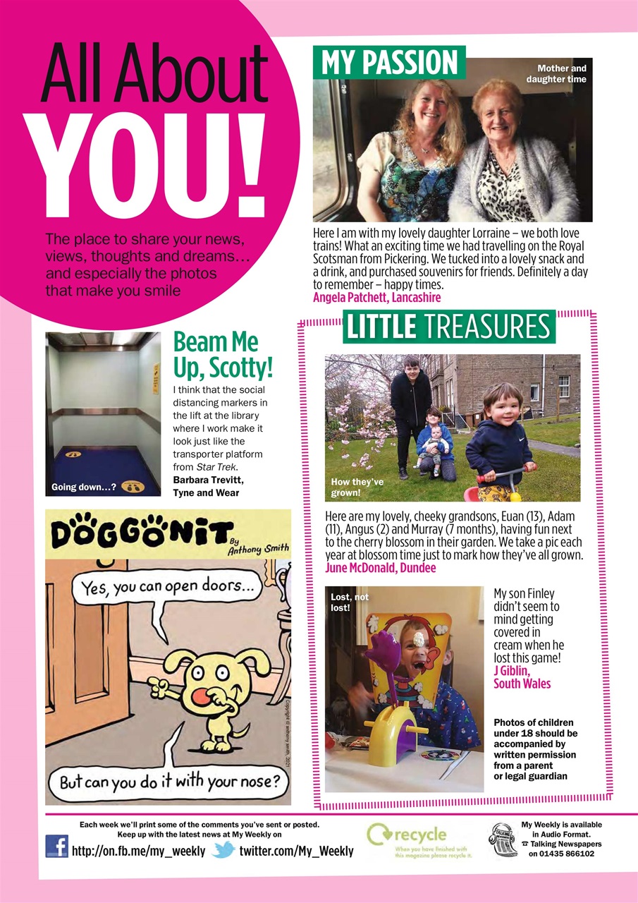 My Weekly Preview Pages