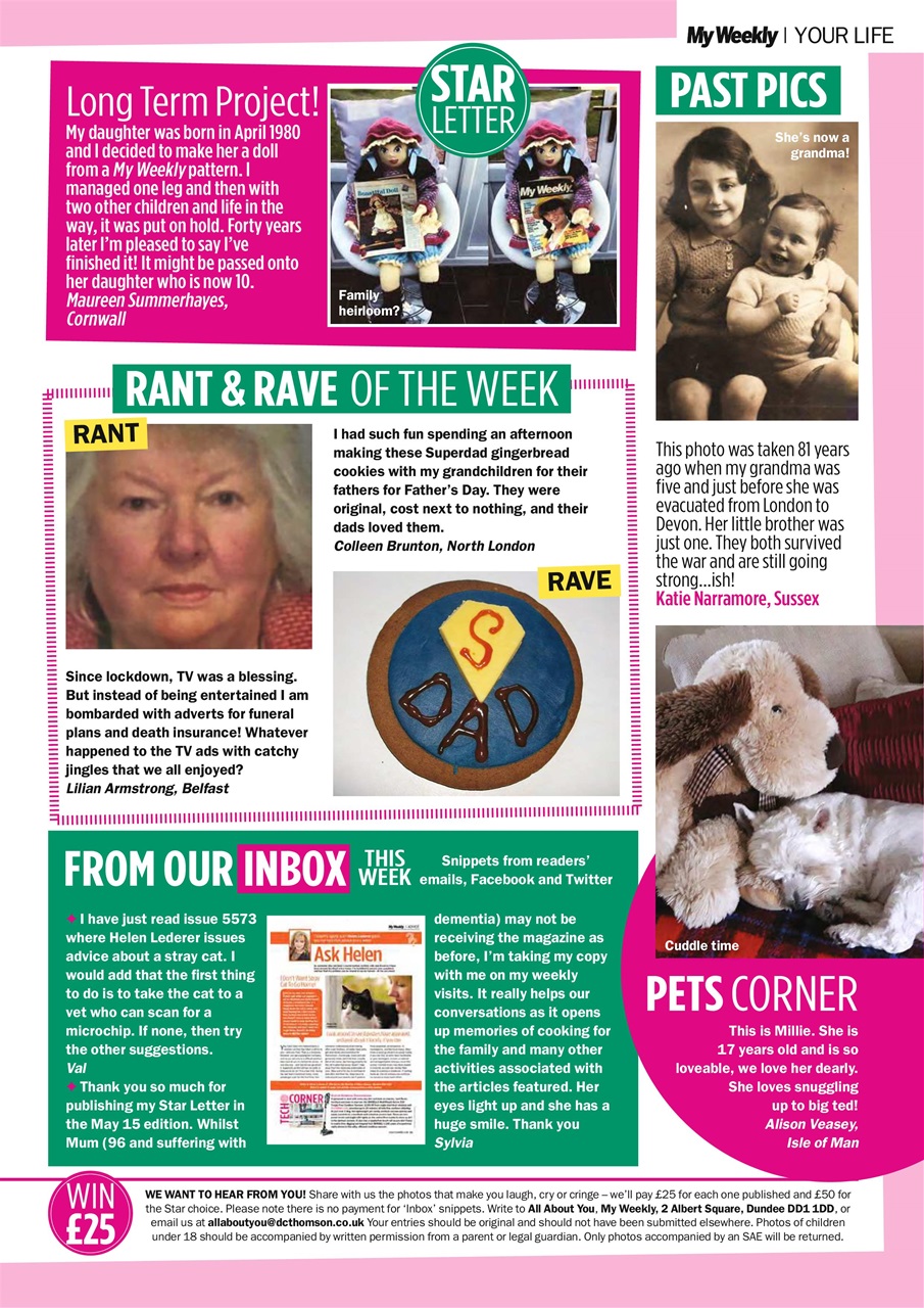 My Weekly Preview Pages