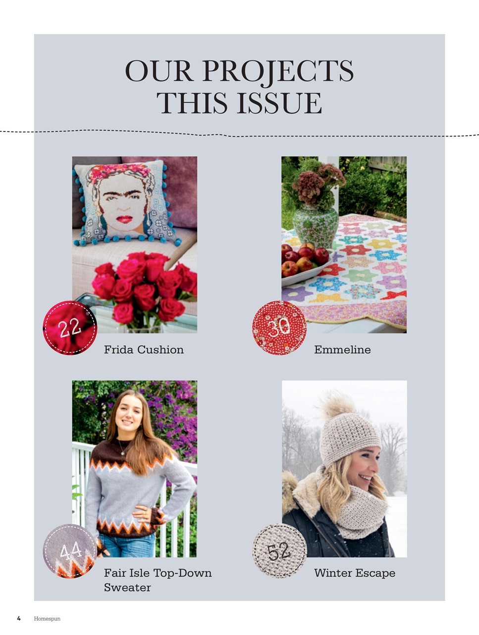 Homespun Preview Pages