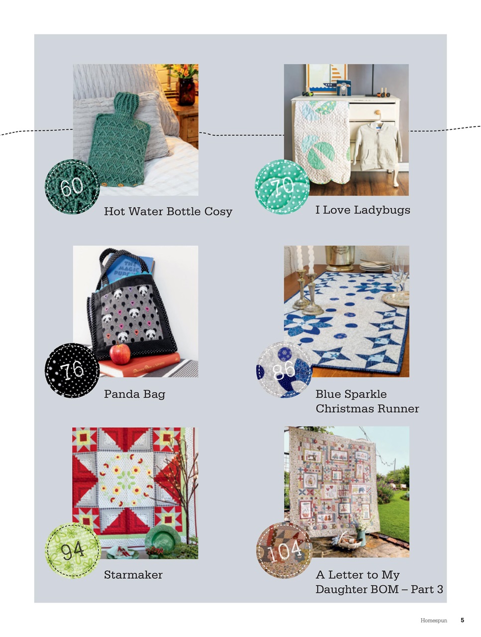 Homespun Preview Pages