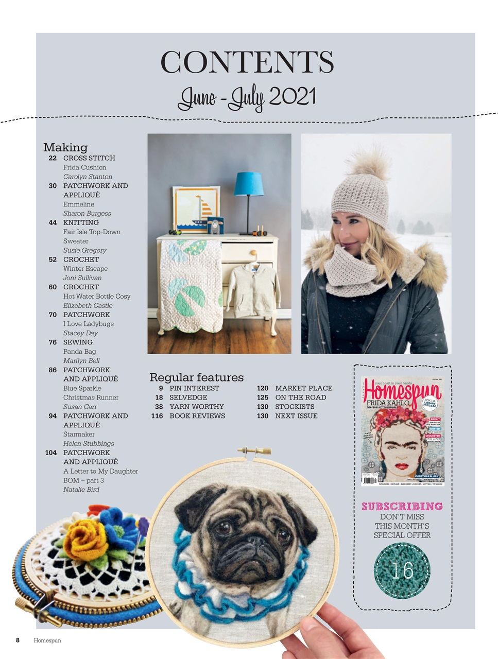 Homespun Preview Pages