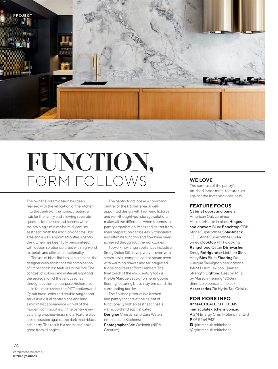 Kitchen Yearbook Preview Pages