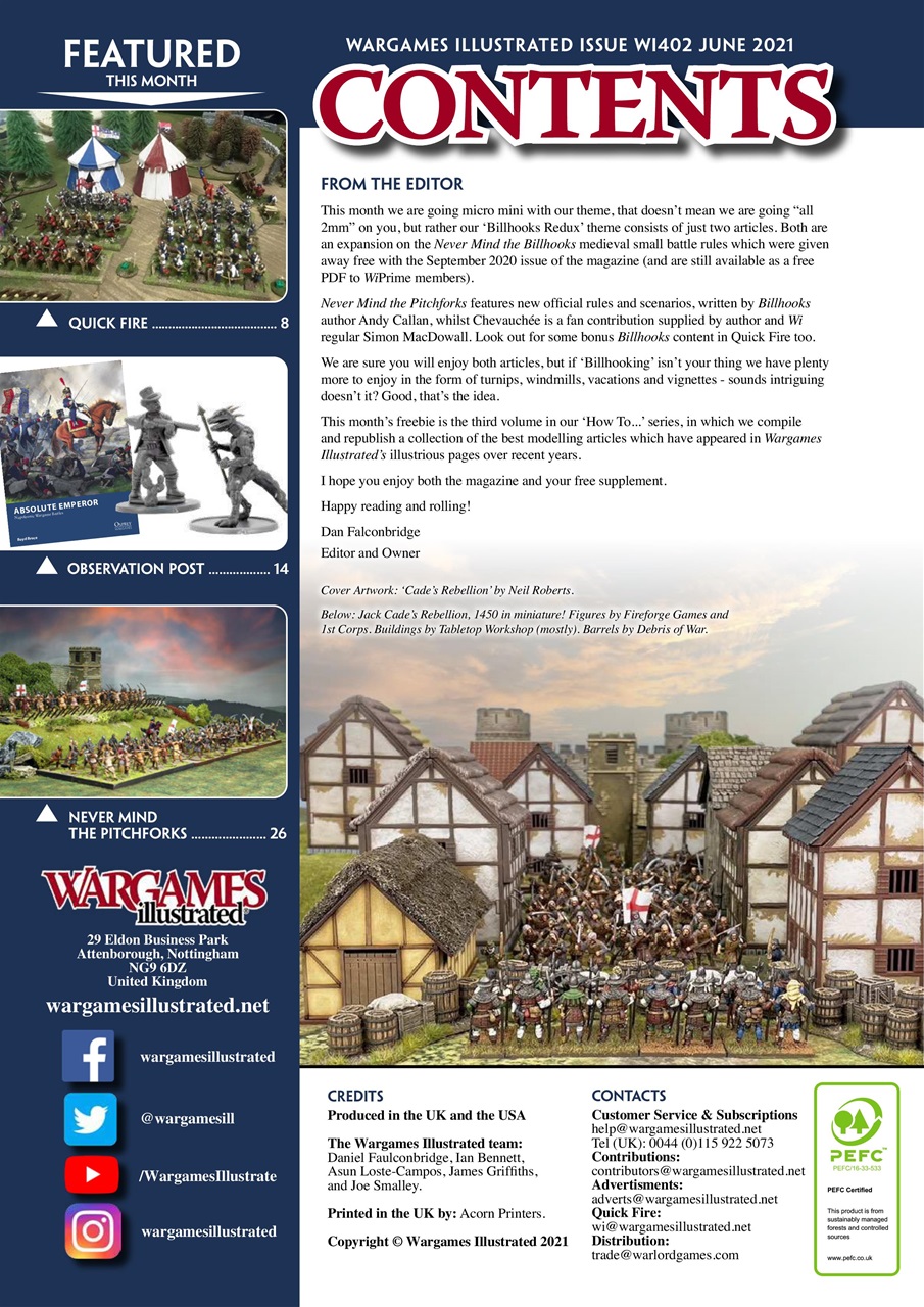 Wargames Illustrated Preview Pages