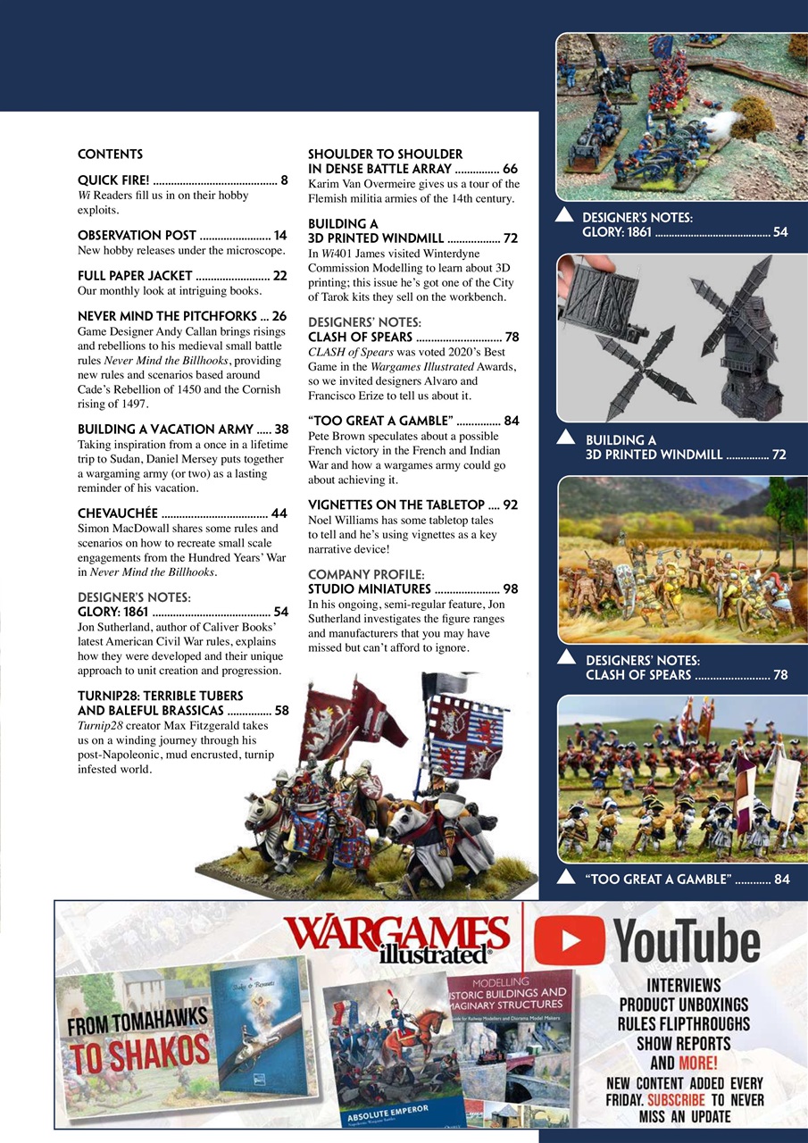 Wargames Illustrated Preview Pages