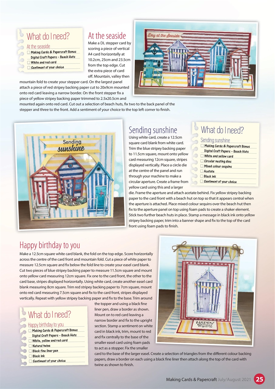 Making Cards & Papercraft Preview Pages