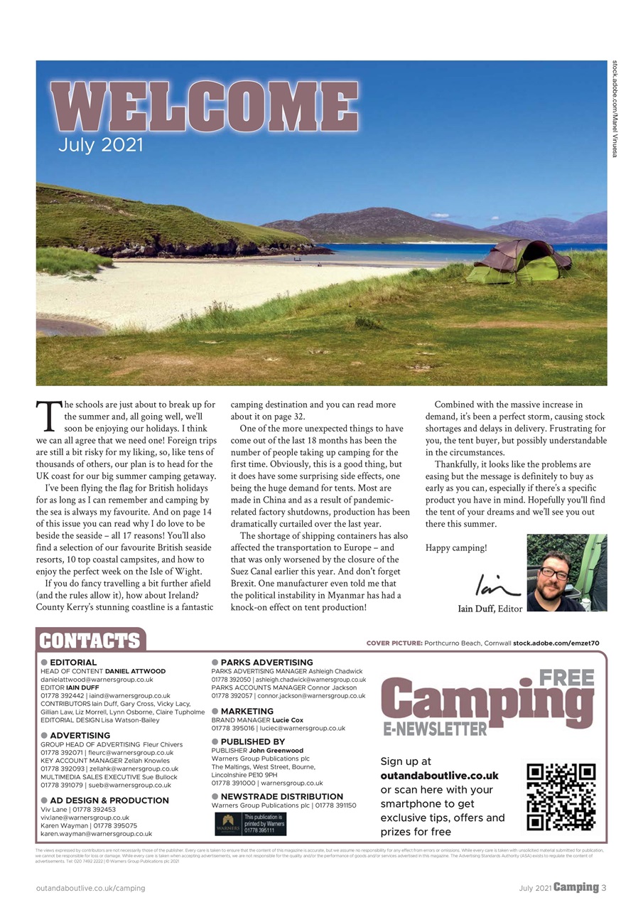 Camping Preview Pages