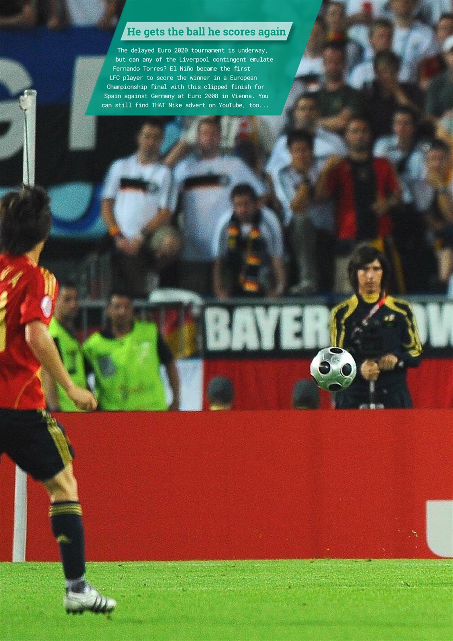 Liverpool FC Magazine Preview Pages