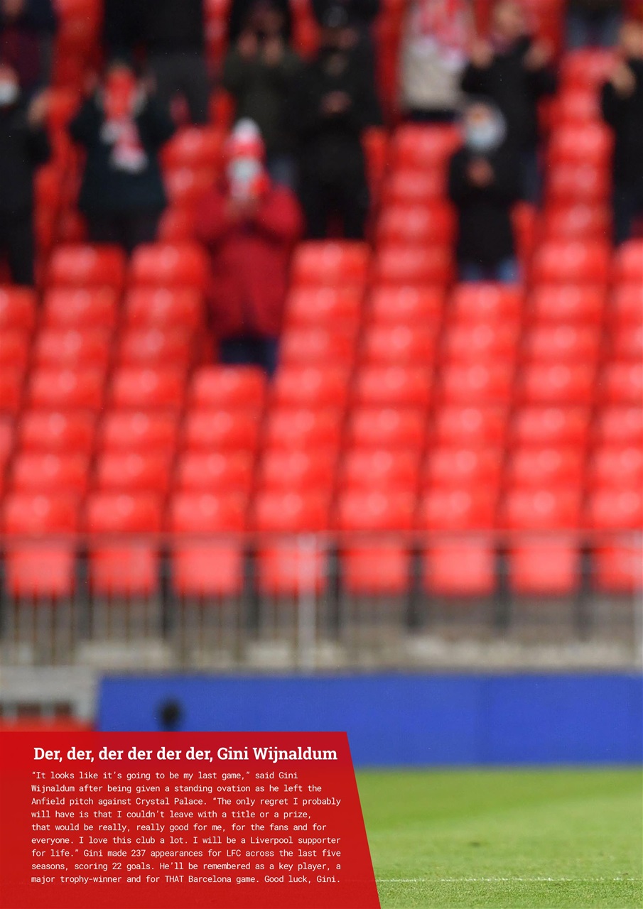 Liverpool FC Magazine Preview Pages
