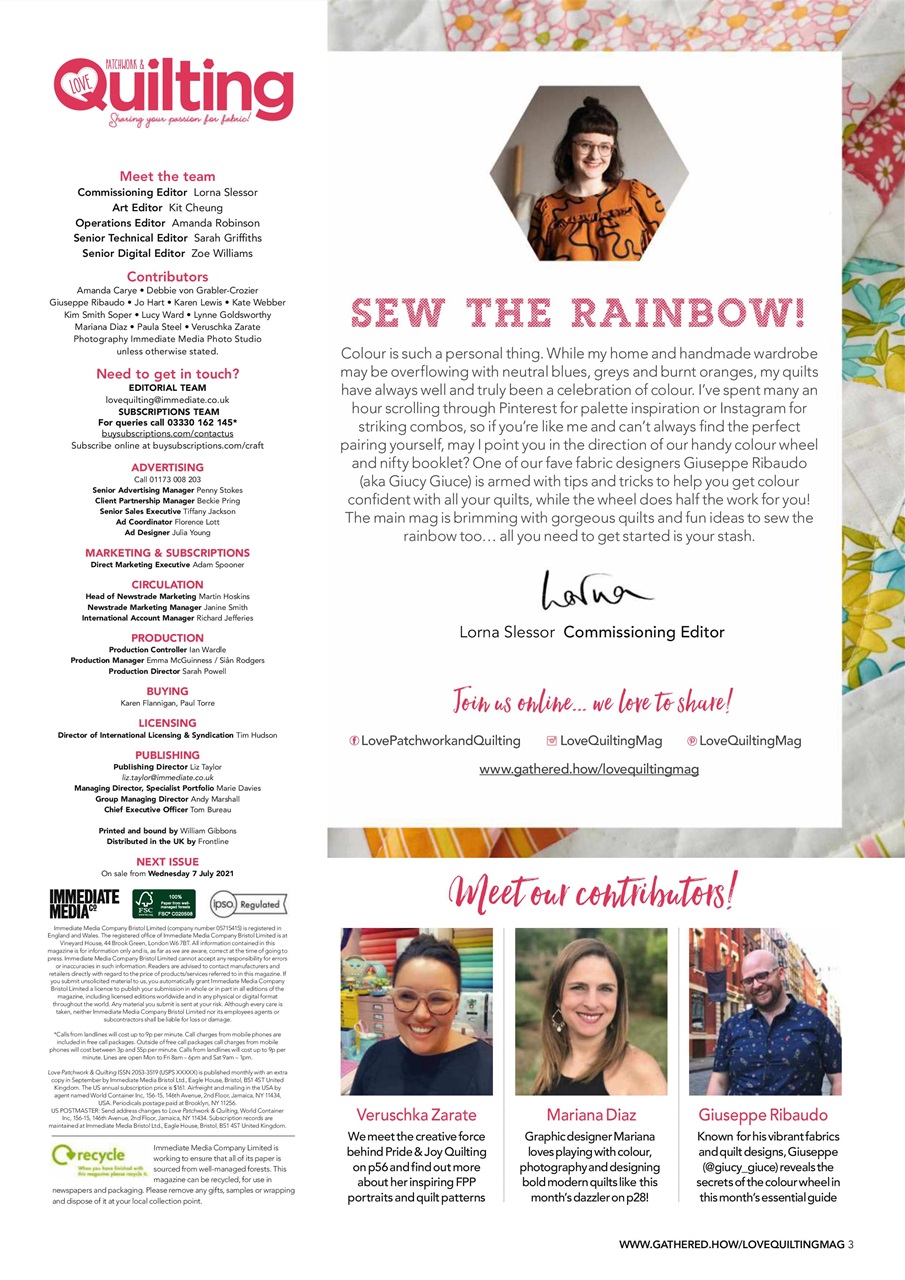 Love Patchwork & Quilting Preview Pages
