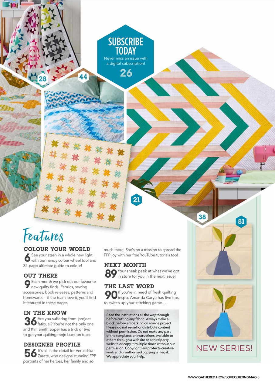 Love Patchwork & Quilting Preview Pages