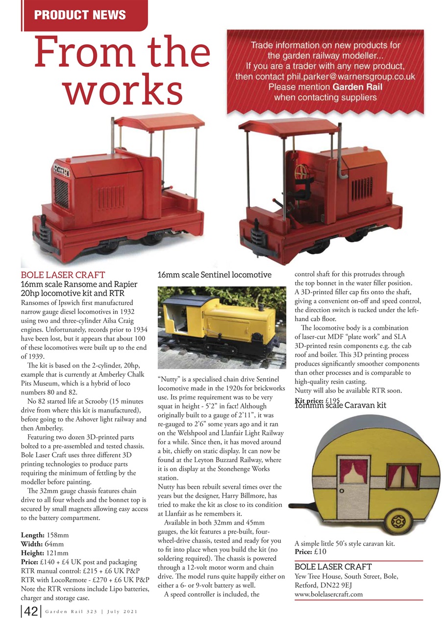 Garden Rail Preview Pages