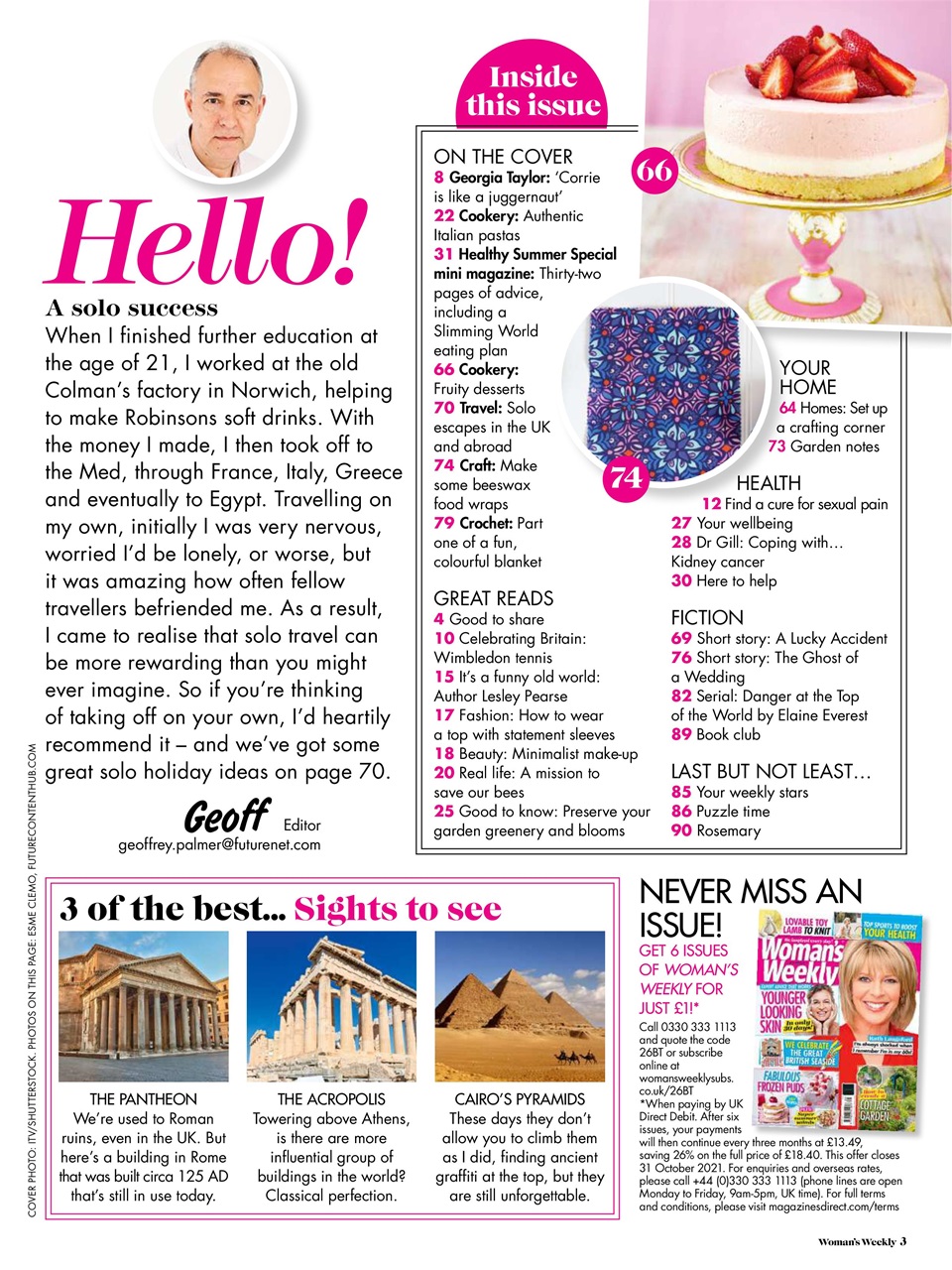 Woman's Weekly Preview Pages