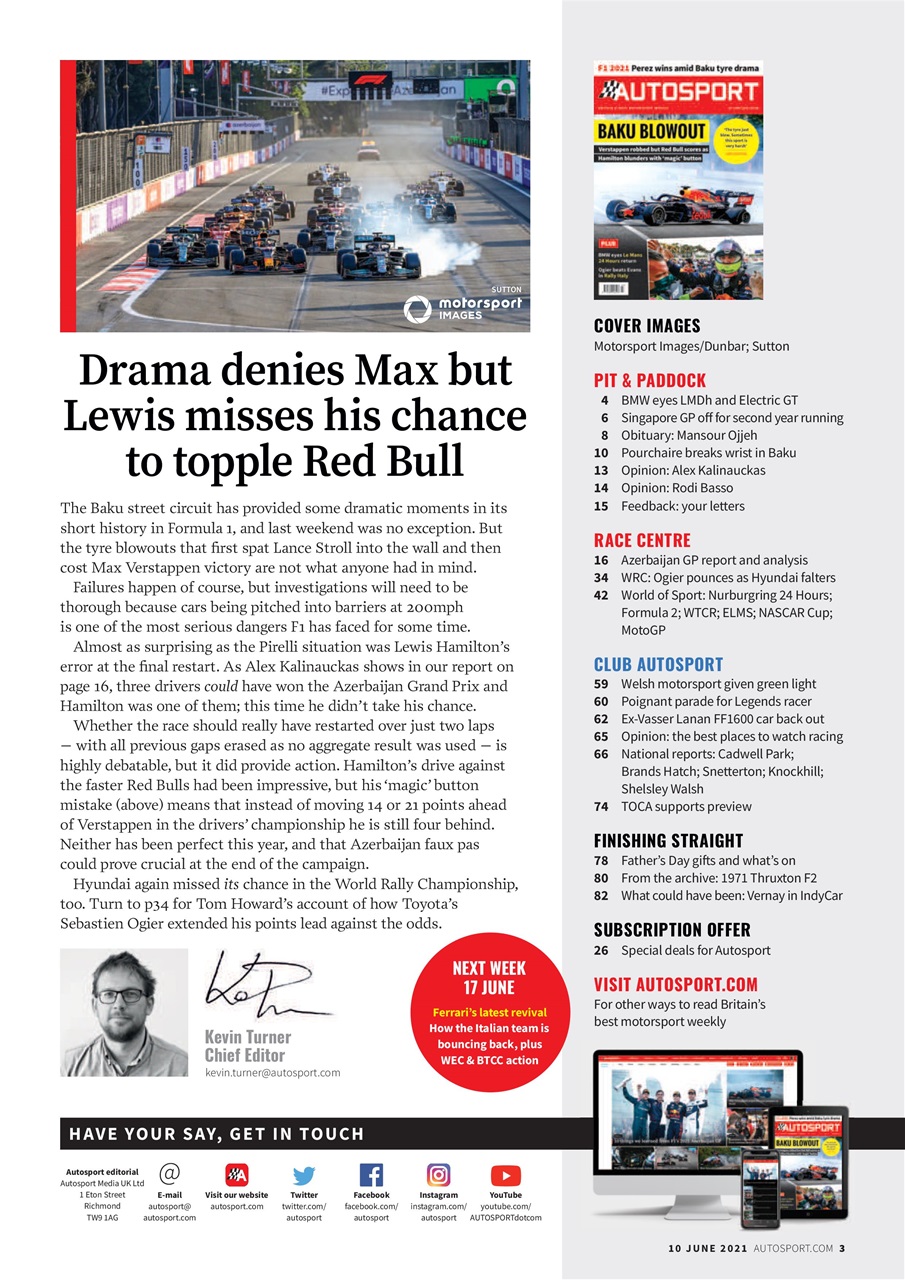 Autosport Preview Pages