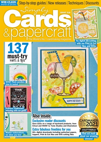 Simply Cards & Papercraft issue Issue 218