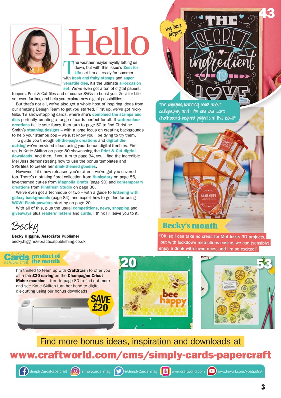 Simply Cards & Papercraft Preview Pages