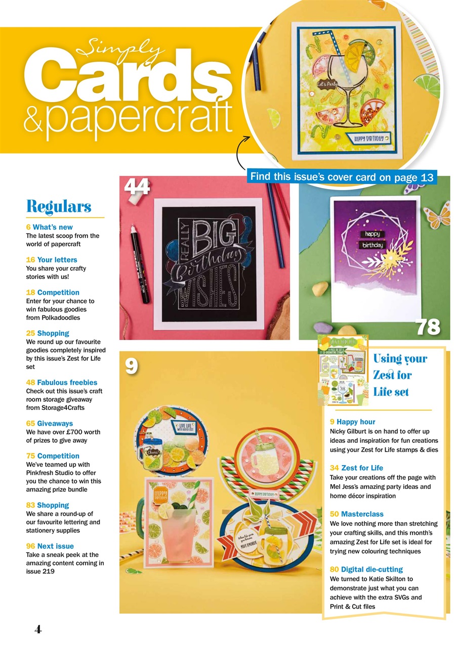 Simply Cards & Papercraft Preview Pages