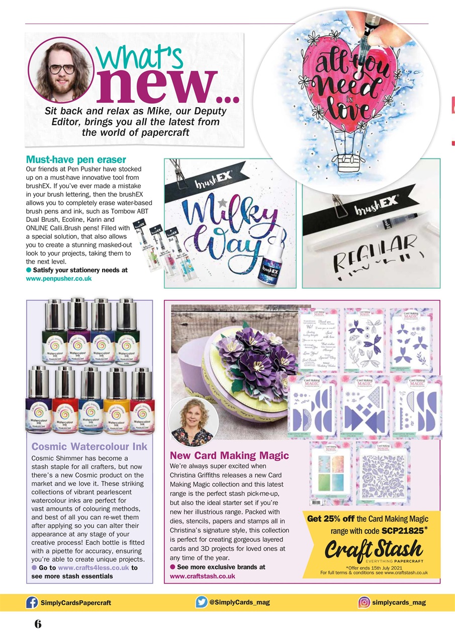 Simply Cards & Papercraft Preview Pages