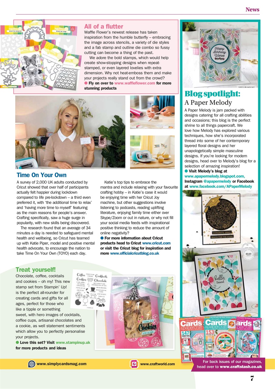 Simply Cards & Papercraft Preview Pages